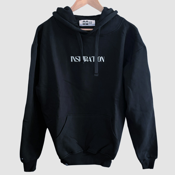 Never Old Inspiration Graphic Hoodie Sweatshirt Black, NWT-Medium - Picture 2 of 7